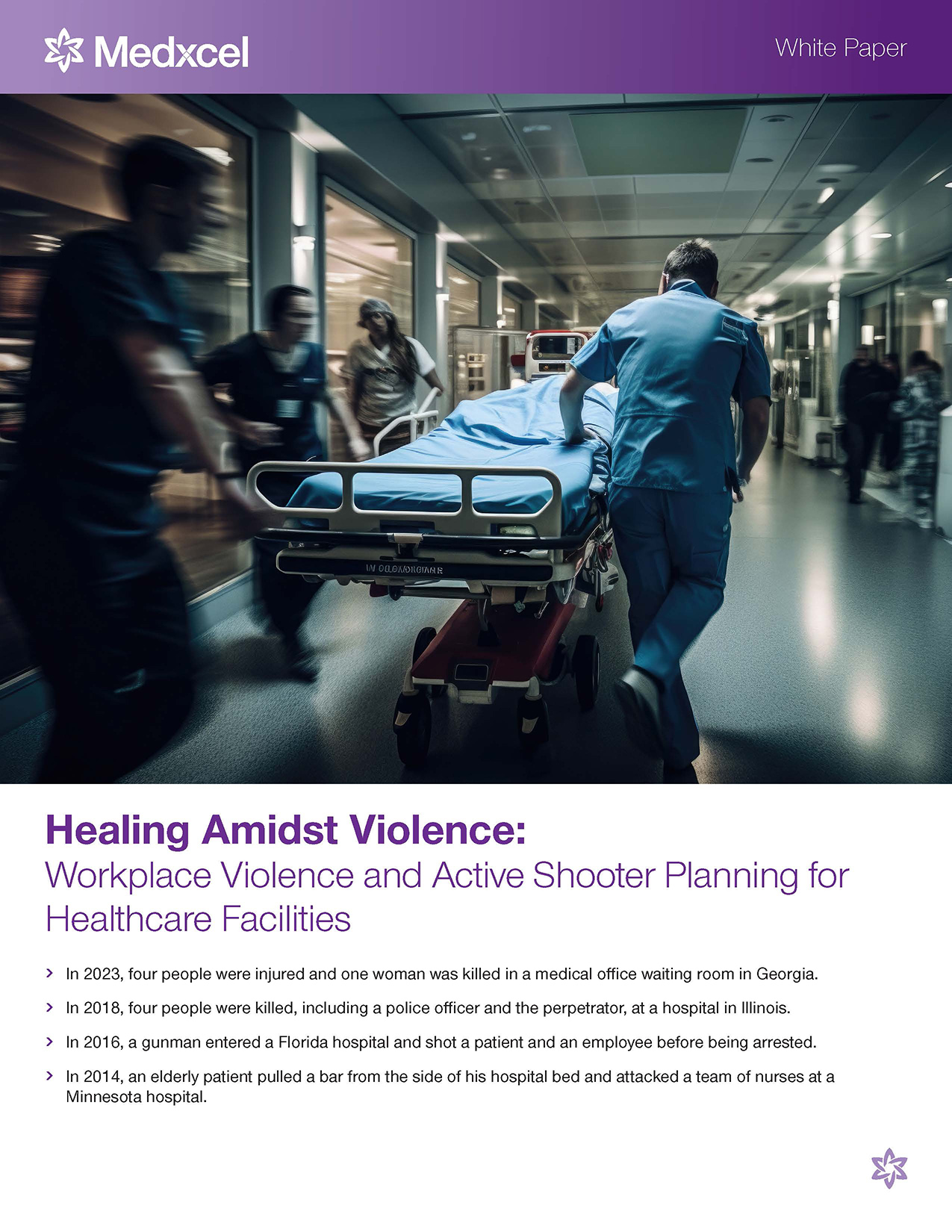 Download Healing Amidst Violence: Workplace Violence & Active Shooter Planning for Healthcare Facilities Whitepaper